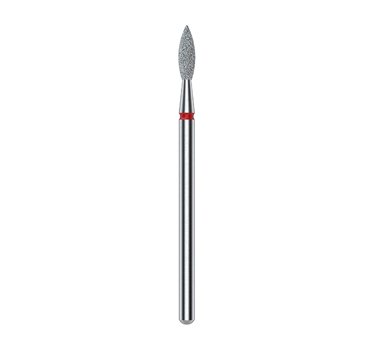 Staleks Pro Expert frez diamentowy ostry płomyk czerwony FA11R023/8