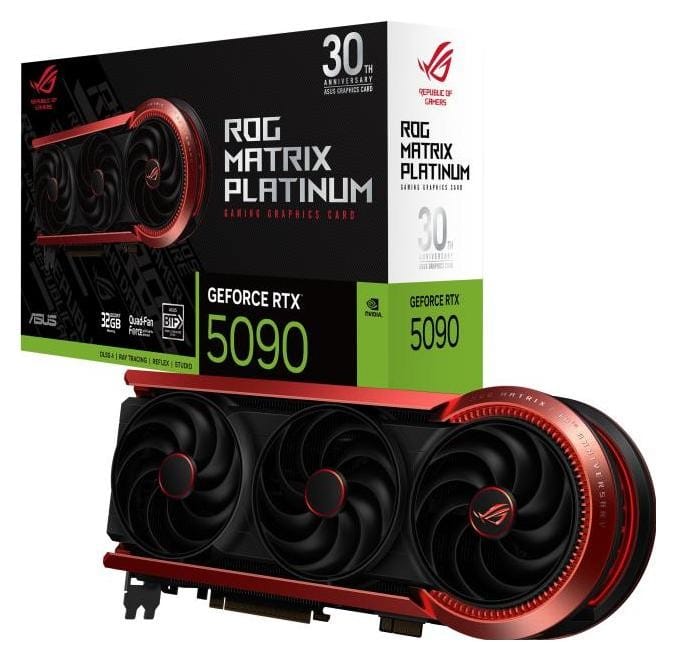ASUS GeForce RTX 5090 ROG MATRIX PLATINUM 30th Anniversary Edition 32GB DLSS 4 ROG-MATRIX-RTX5090-P32G-30TH