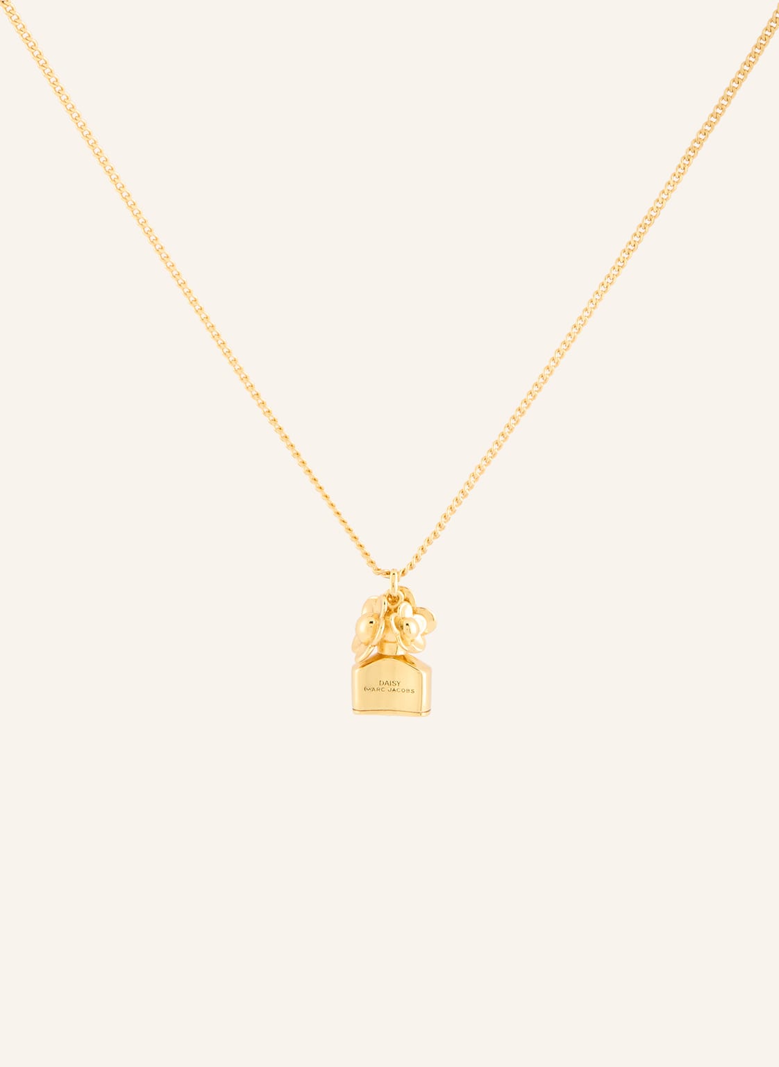 Marc Jacobs Naszyjnik The Mini Icon Daisy gold