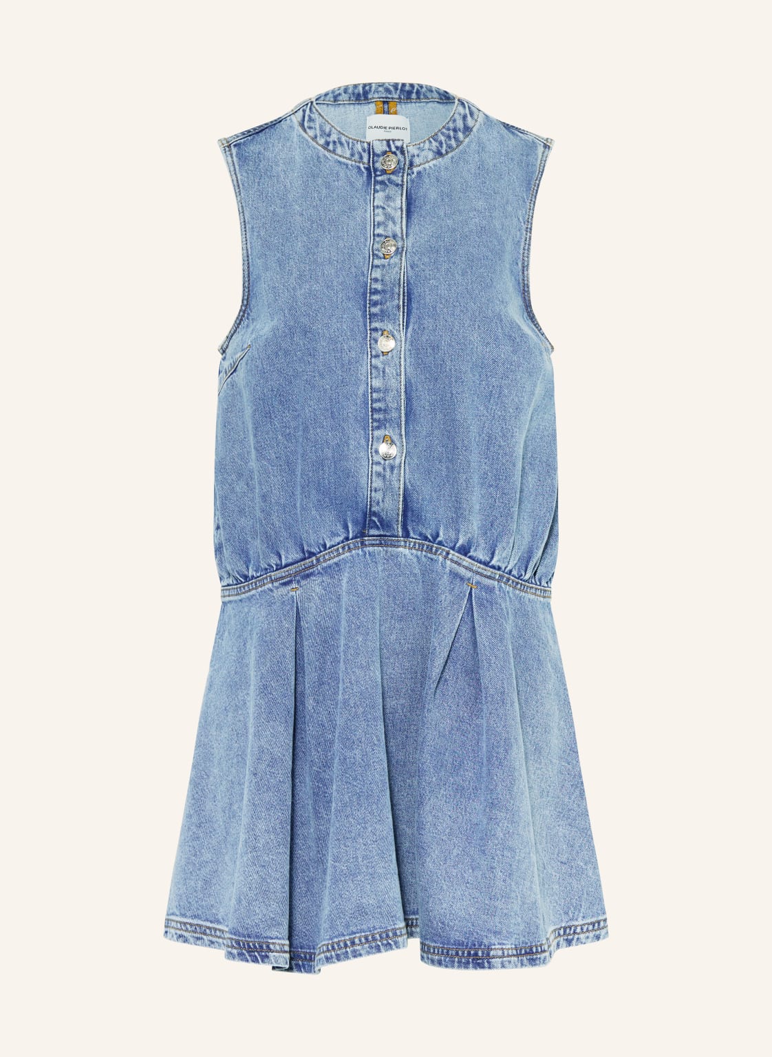 Claudie Pierlot Sukienka Jeansowa Rosamaria blau