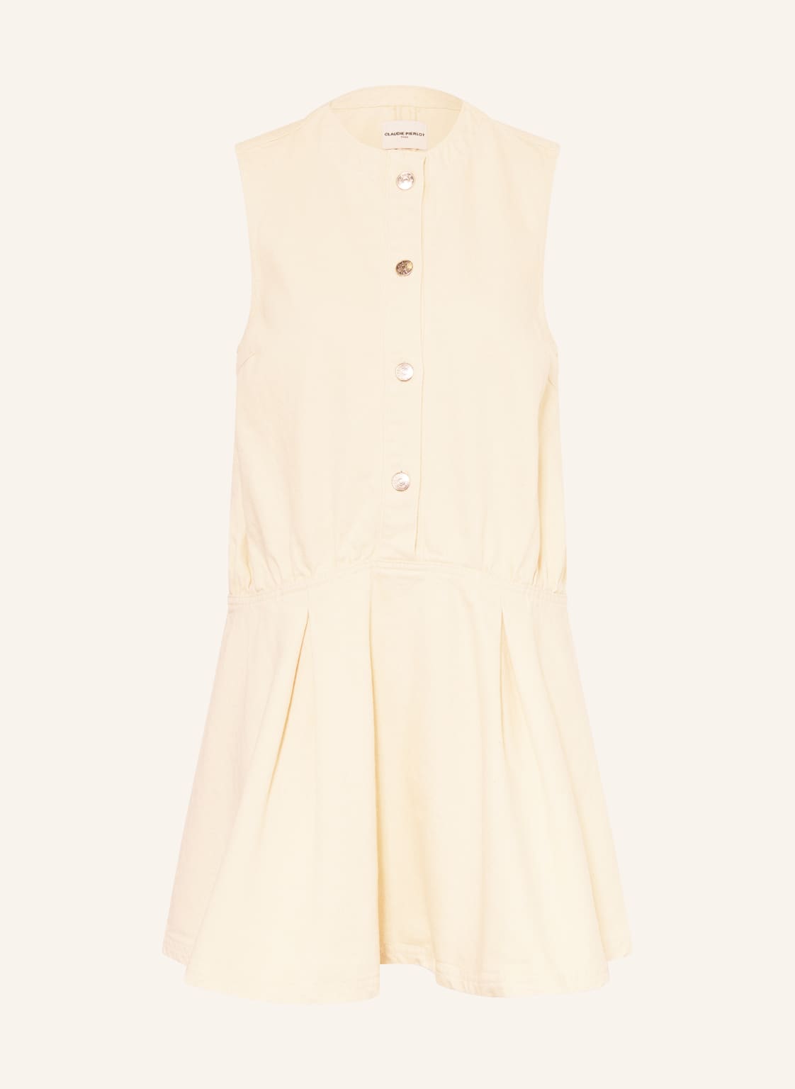 Claudie Pierlot Sukienka Jeansowa weiss