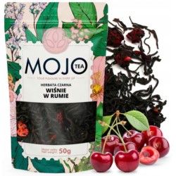 Oranżada Mojo Tea Wiśnie w Rumie herbata czarna 50 g - herbata