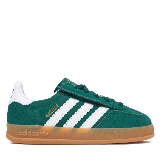 Sneakersy adidas Gazelle Indoor Comfort Closure Elastic Lace IH9130 Zielony