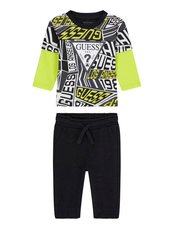 Guess Komplet bluzka i spodnie I6RG00 K8HM4 Kolorowy Regular Fit