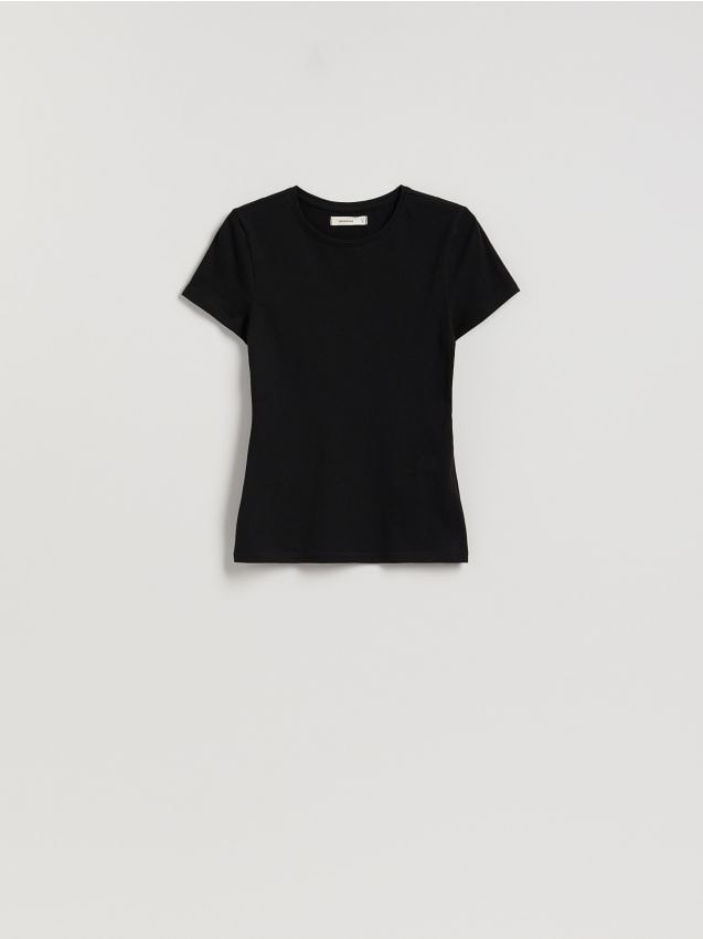 Reserved - T-shirt slim fit - czarny