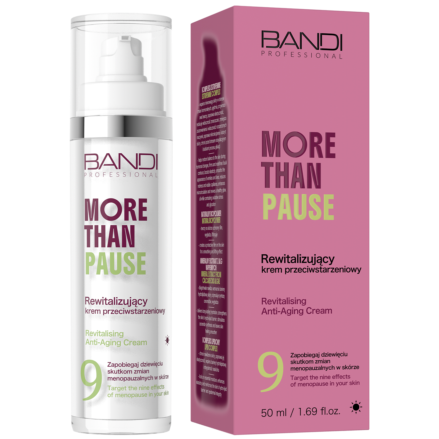 Bandi Professional More Than Pause, rewitalizujący krem przeciwstarzeniowy, 50 ml
