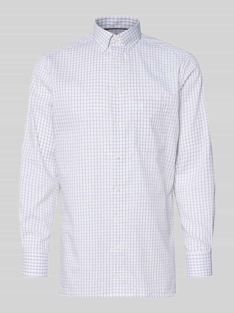 Koszula biznesowa o kroju regular fit z kołnierzykiem typu button down