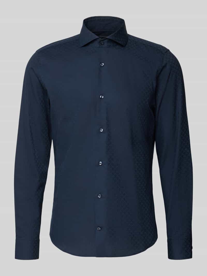 Koszula biznesowa o kroju slim fit z kołnierzykiem typu cutaway