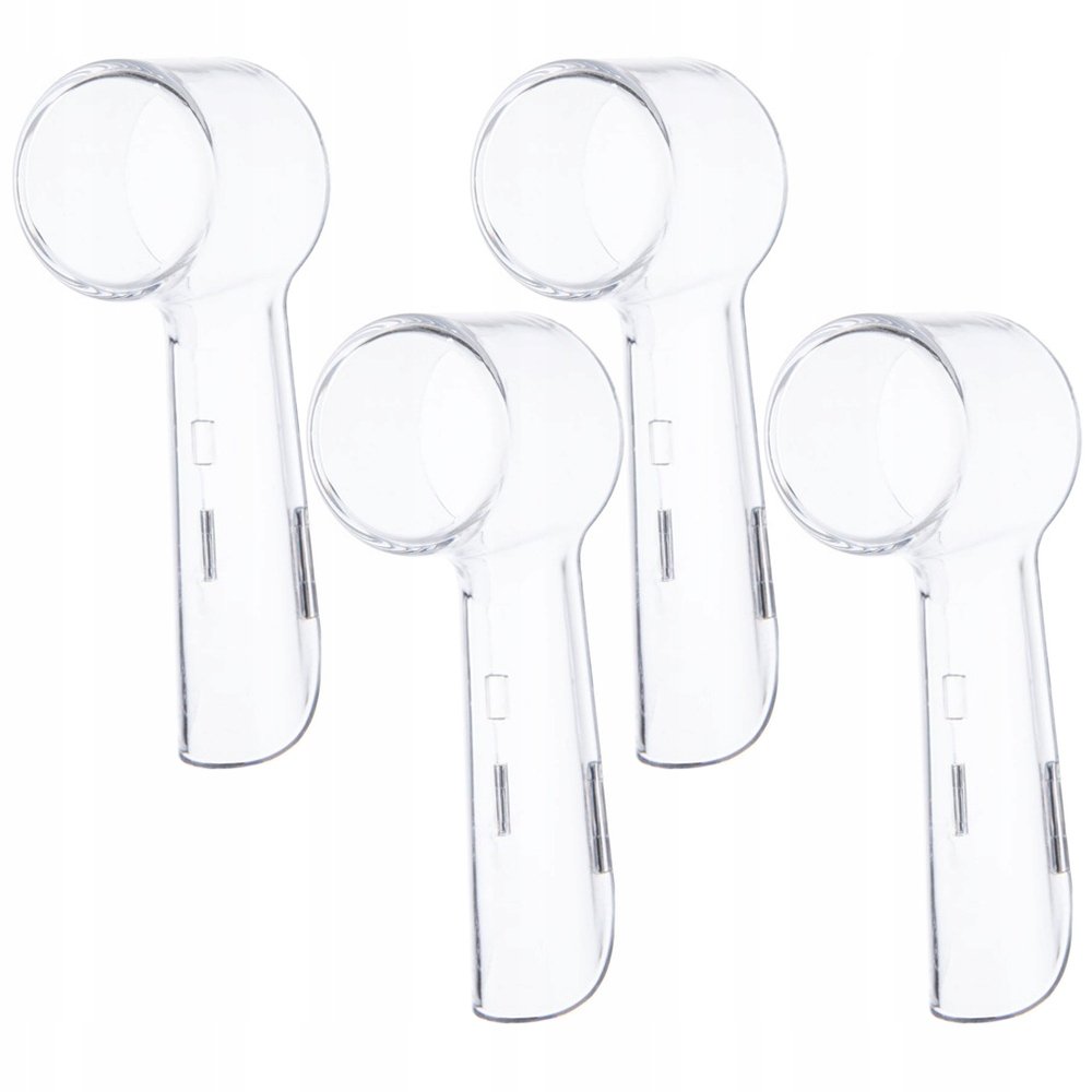 Osłonki szczoteczki ORAL-B uniwersalne, 4 szt - przezroczyste etui ochronne końcówki szczoteczki elektrycznej