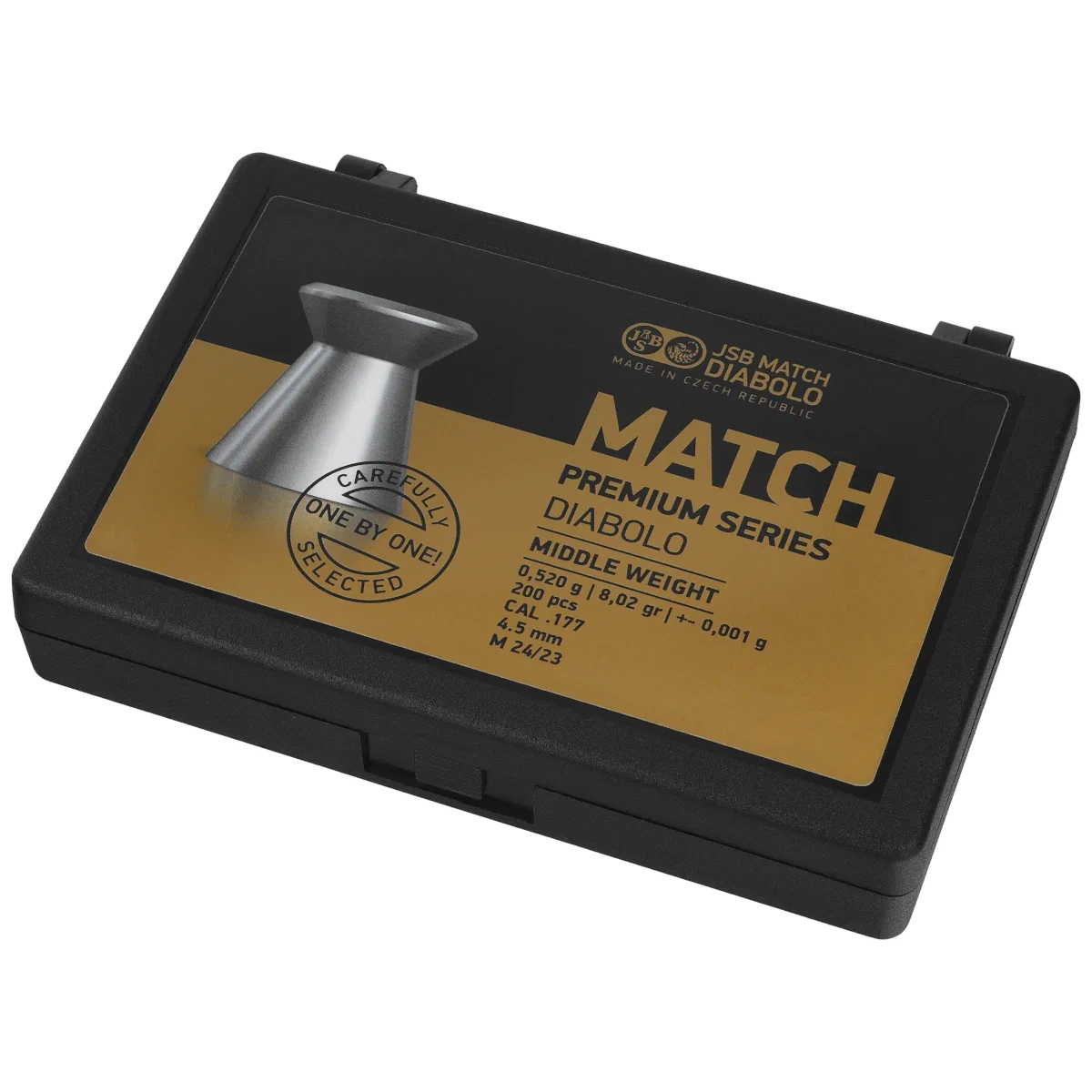Śrut JSB Match Premium Middle 4.50 mm, 0.520 g, 200 szt. (1015-200)