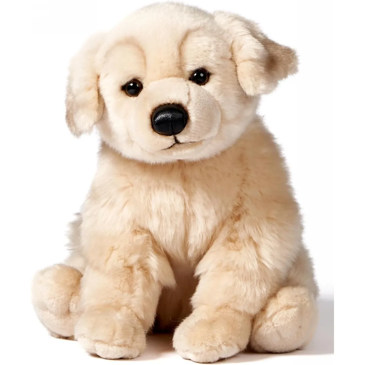 Maskotka Pies Golden Retriever Siedzący - 25 cm - Uni Toys