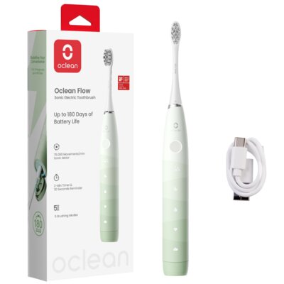 Szczoteczka soniczna OCLEAN Flow Zielony