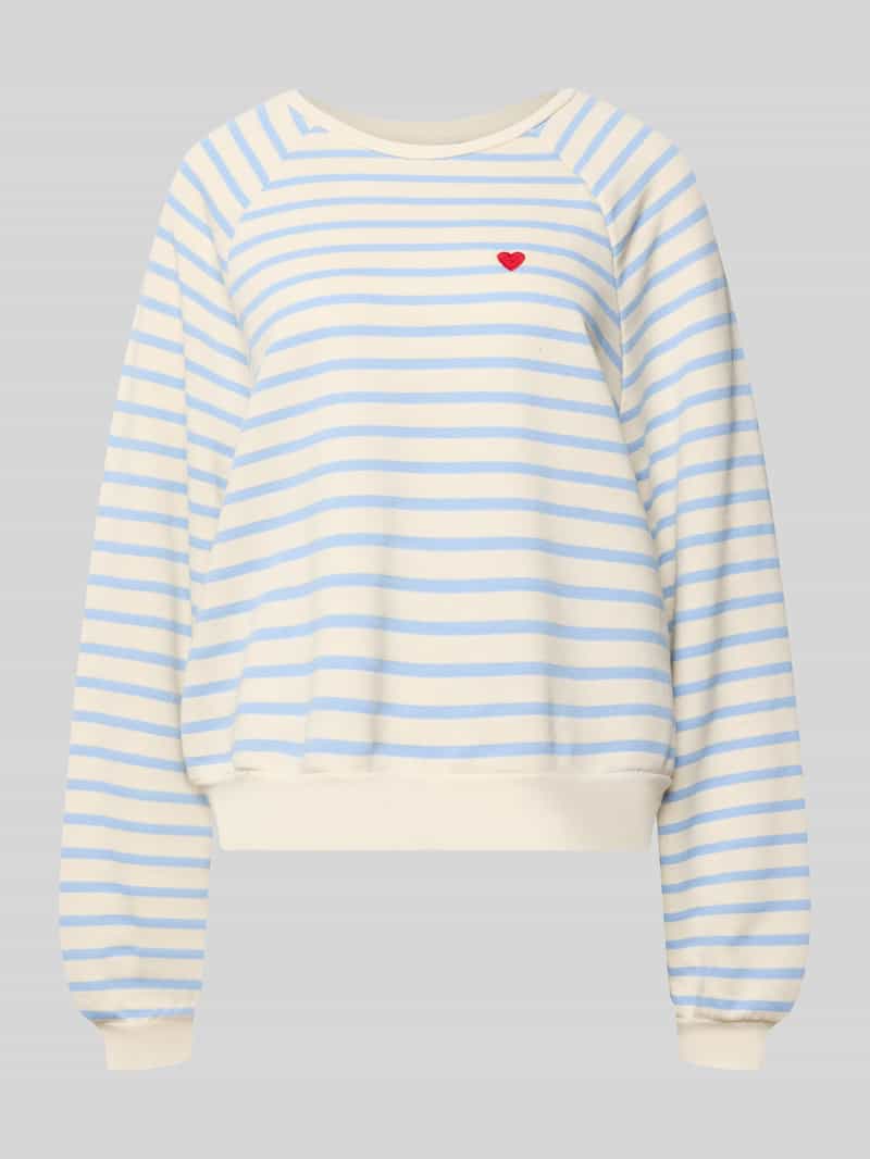 Bluza o kroju oversized z mieszanki bawełny model ‘GRETA’