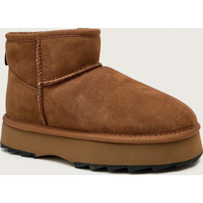 EMU Australia Śniegowce Sharky Micro Flatform zamsz