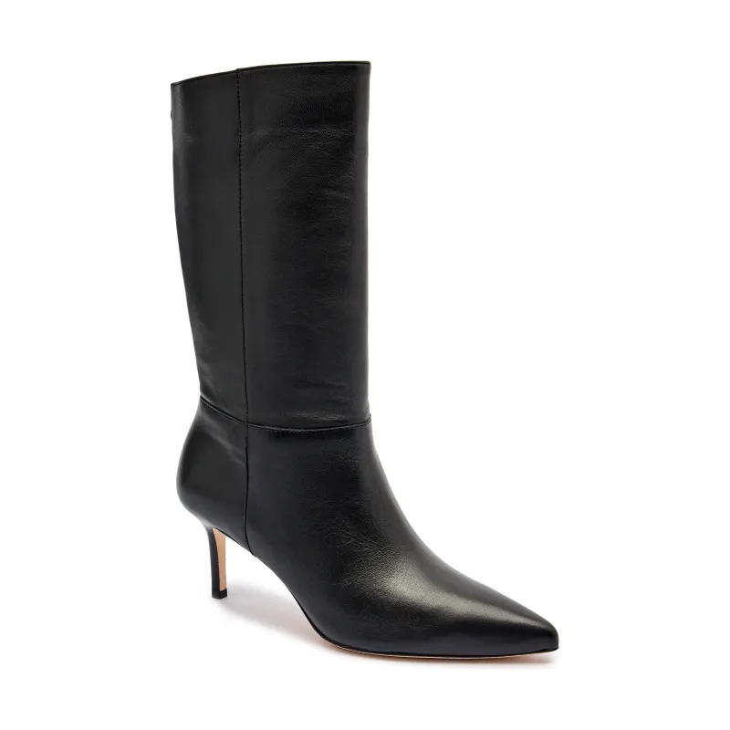 LAUREN RALPH LAUREN Skórzane kozaki na szpilce LEANNAH