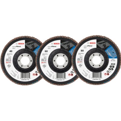 Bosch Tarcza do szlifowania X551 125 mm (3 szt.)