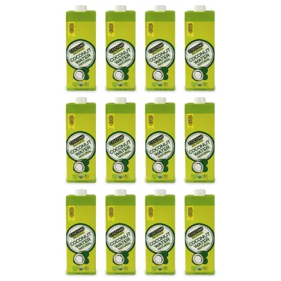 Cocomi Woda kokosowa naturalna zestaw 12 x 1 l Bio