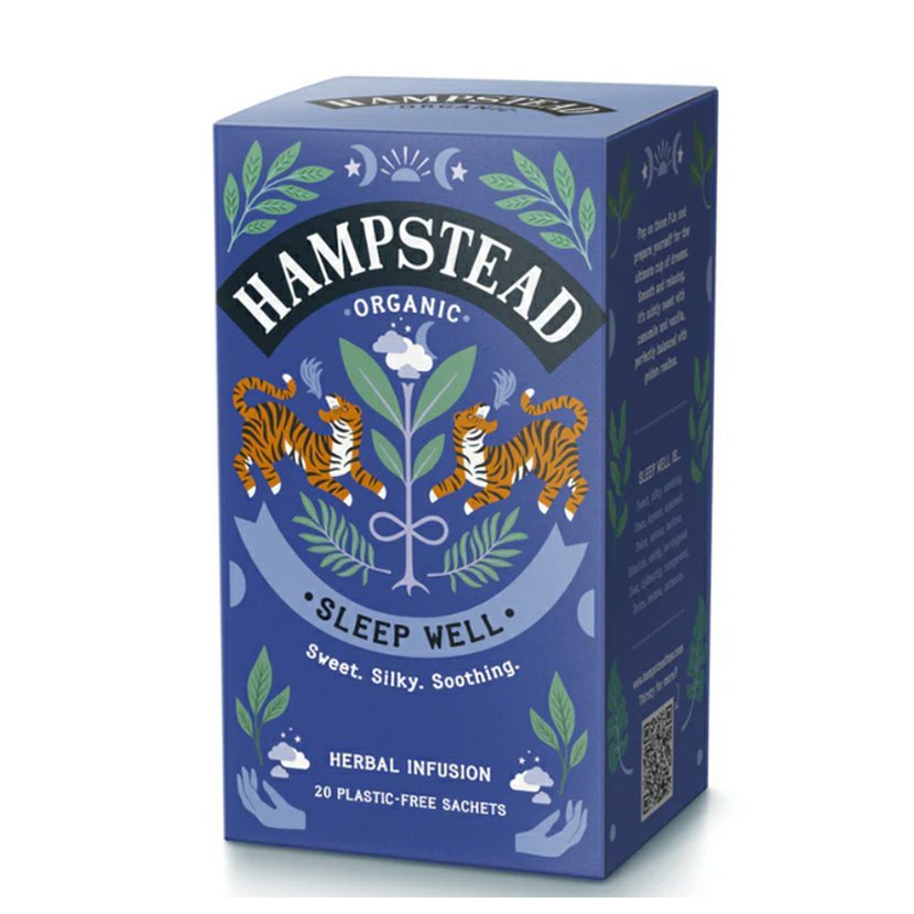 Herbatka ziołowa na dobranoc Hampstead Tea London BIO, 20 szt.