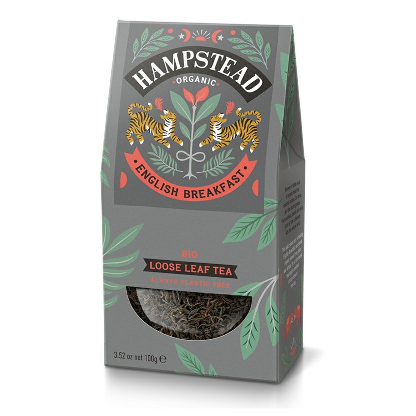 Herbata sypana Hampstead Tea London BIO English Breakfast, 100 g
