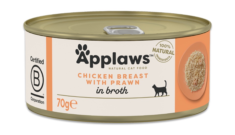 APPLAWS Cat Adult Chicken with Prawn in Broth pierś z kurczaka z krewetkami w bulionie 70 g