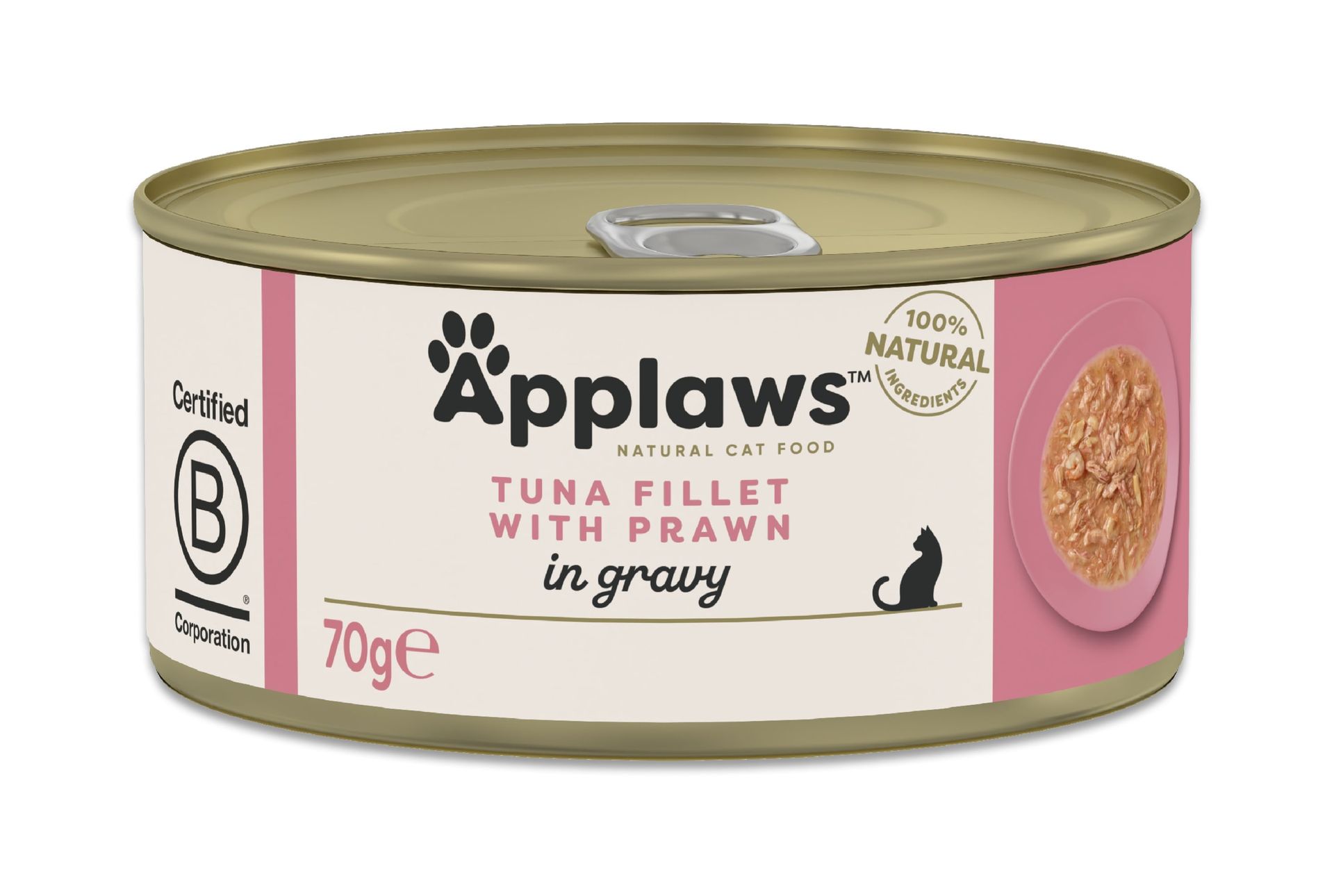 APPLAWS Cat Adult Tuna with Prawn in Gravy filet z tuńczyka z krewetkami w sosie 70 g