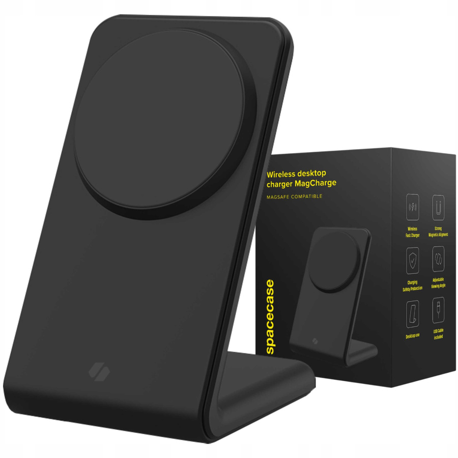 Spacecase Ładowarka indukcyjna Wireless Charger MagCharge WM2B black