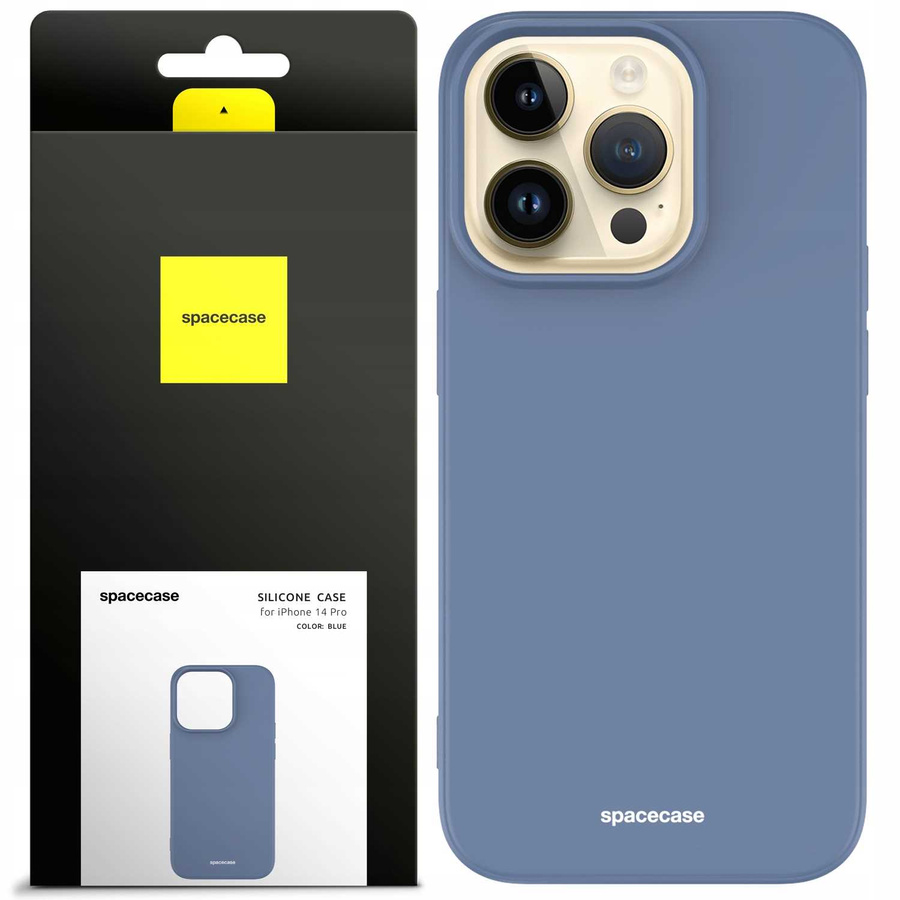 Spacecase Etui Silicone Case iPhone 14 Pro Max blue