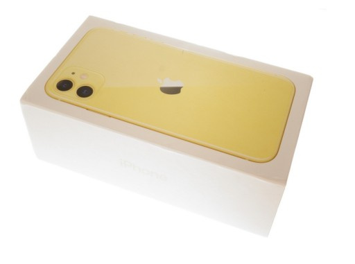 ORYGINALNE PUDEŁKO IPHONE 11 YELLOW