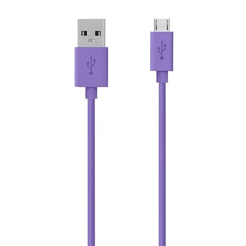 Belkin 2m Micro USB Kabel do smartfonów i tabletów - fioletowy