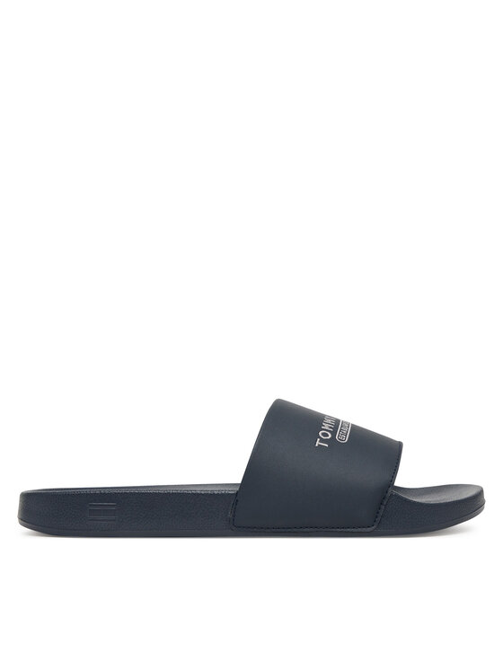 Tommy Hilfiger Klapki Raised Pool Slide FM0FM05761 Granatowy