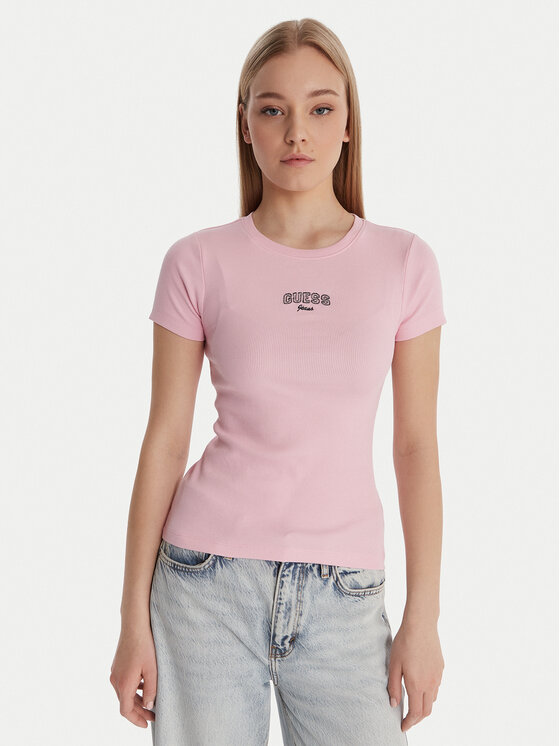 Guess Jeans T-Shirt W6RP22 KA0H1 Czarny Slim Fit