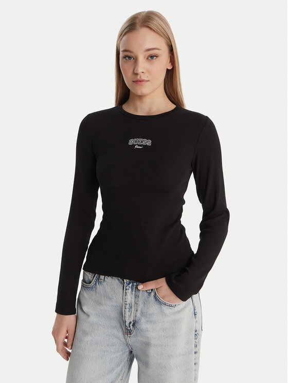 Guess Jeans T-Shirt W6RP21 KA0H1 Różowy Slim Fit