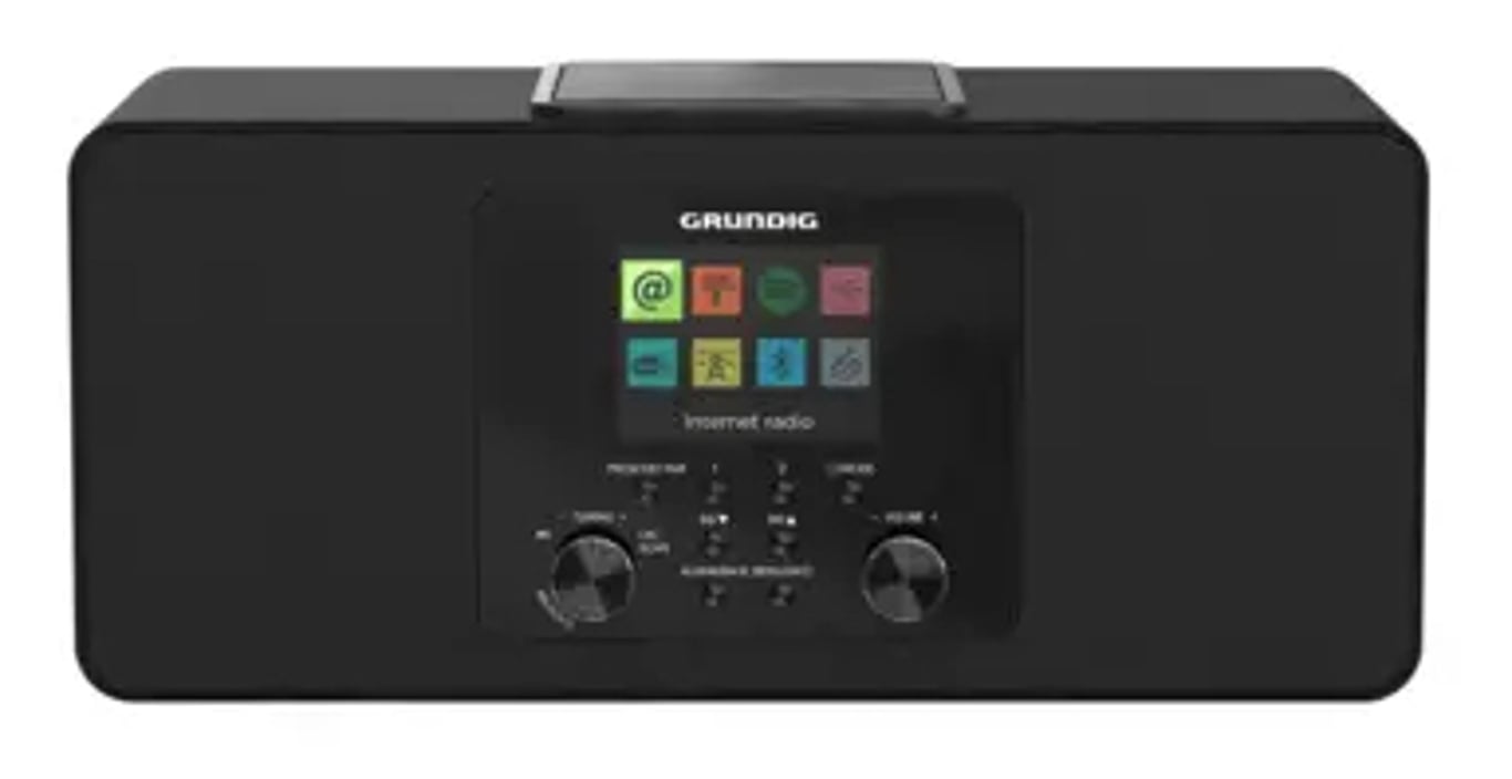 Grundig DTR 6100 2.1 DAB+ WEB Przenośny Analogowe i cyfrowe Czarny