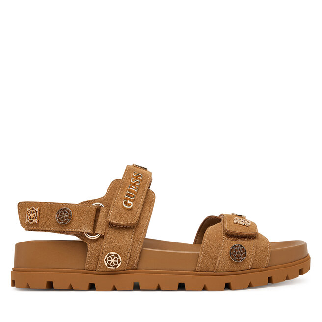 Sandały Guess FLPFLO ESU03 Brązowy