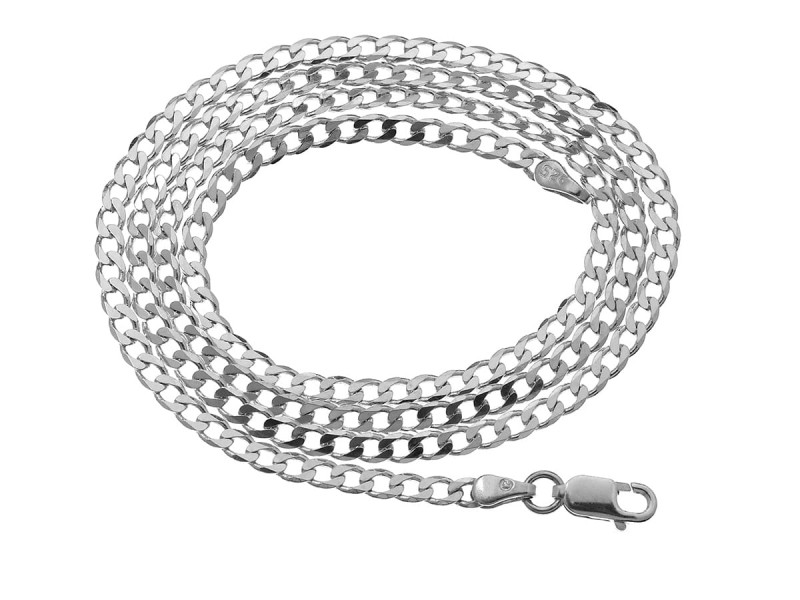 Łancuszek srebrny splot pancerka - 3mm