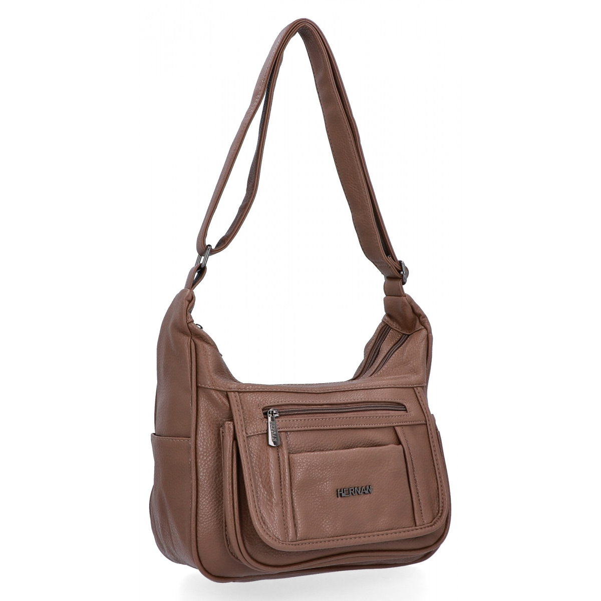 Torebka Listonoszka 2 Komory firmy Hernan 8969 Ziemista