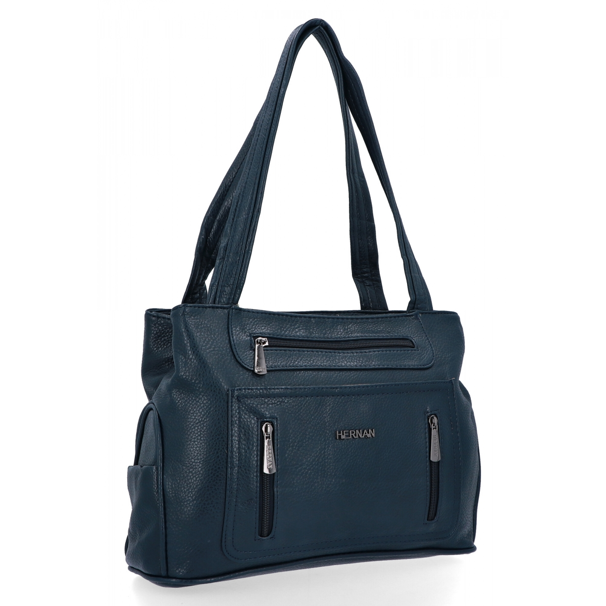 Torebka Damska Shopper Bag firmy Hernan 3892 Granatowa