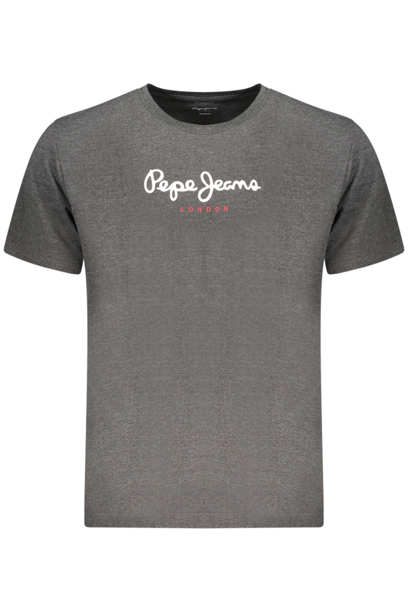 Koszulka męska Pepe Jeans z krótkim rękawem, szara