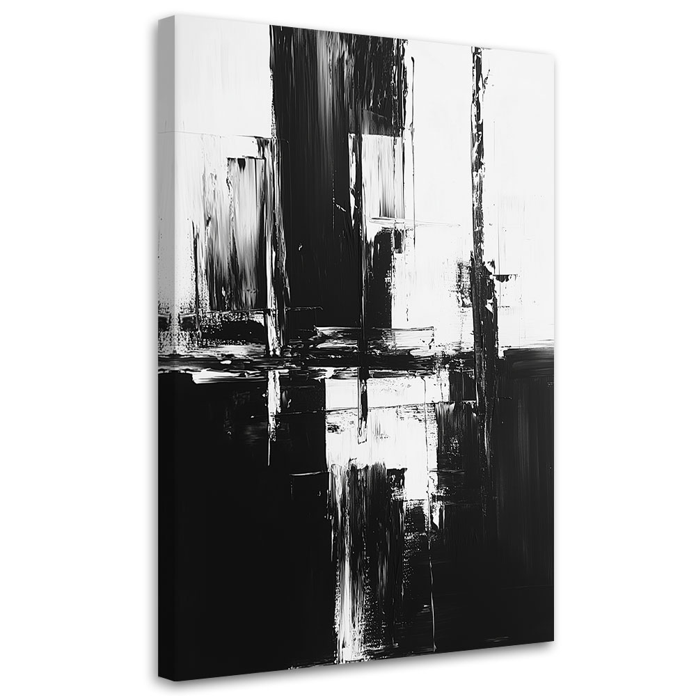 Feeby Obraz na płótnie, Industrialna Loftowa Abstrakcja 70x100cm