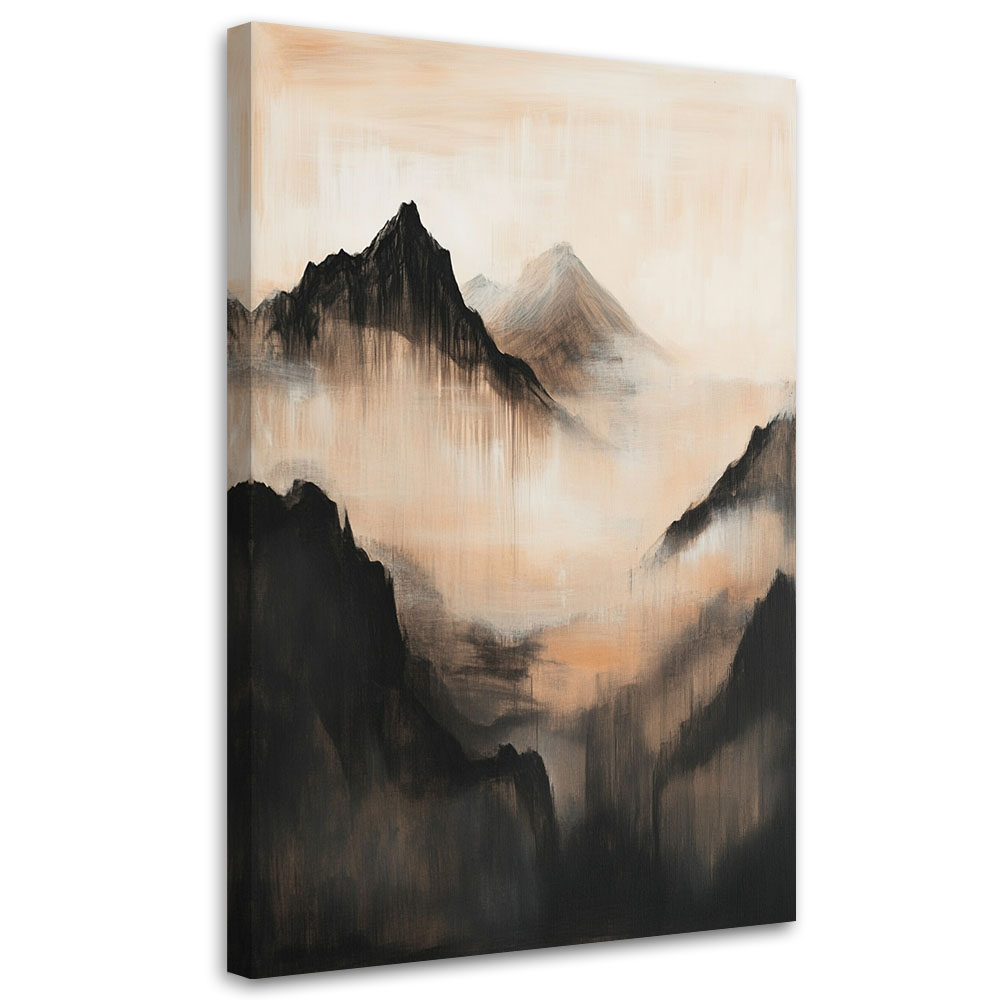 Feeby Obraz na płótnie, Góry Abstrakcja Krajobraz 60x90cm