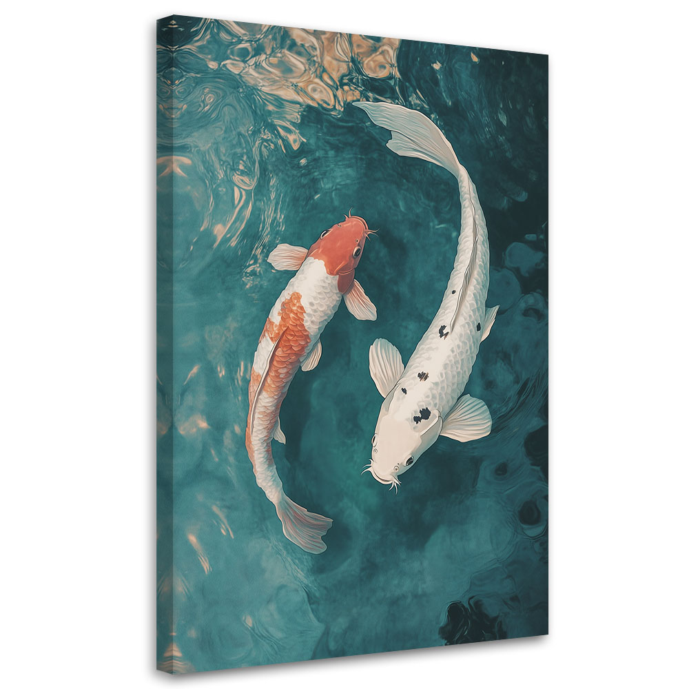 Feeby Obraz na płótnie, Ryby Koi Japońskie 80x120cm