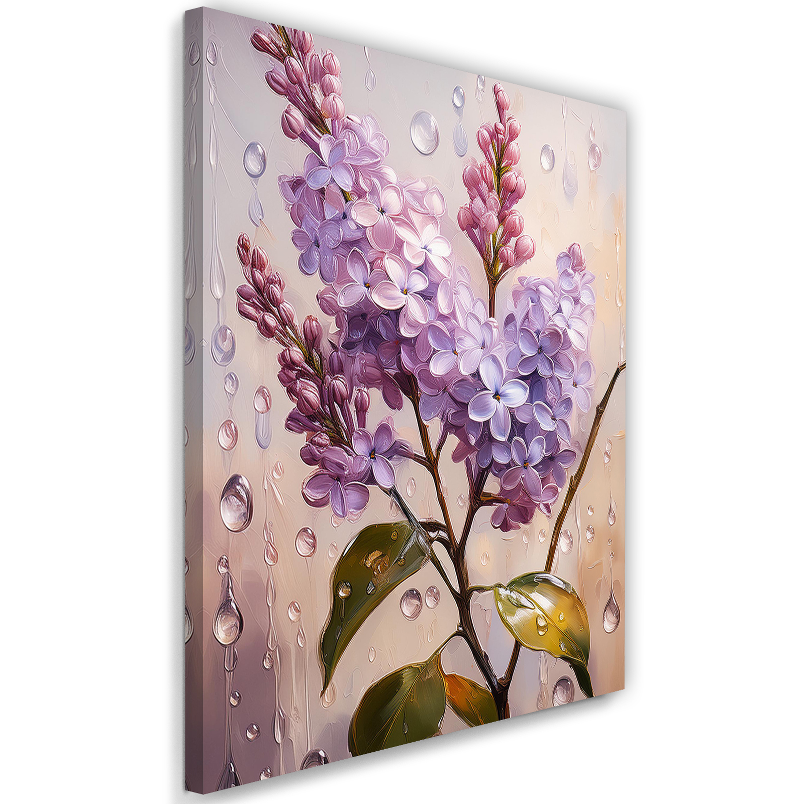 Feeby Obraz na płótnie, Bez Fioletowe Kwiaty Natura 40x60cm