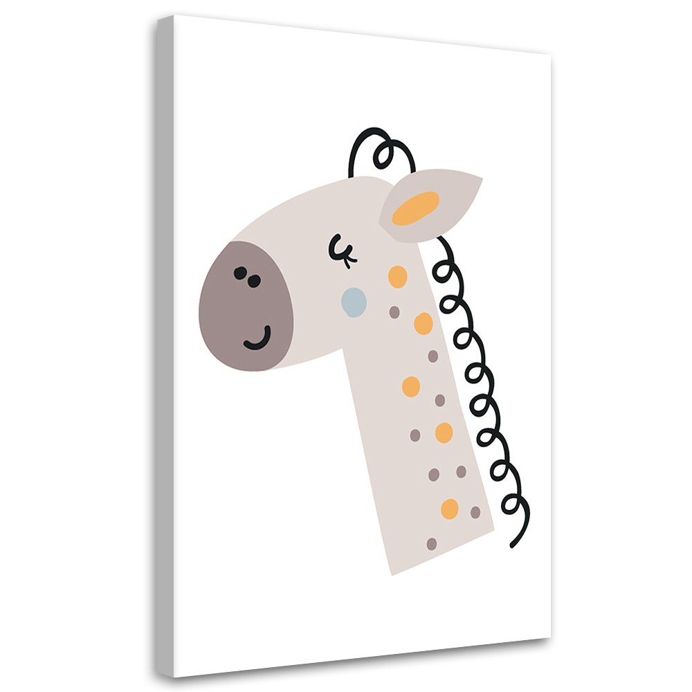 Feeby Obraz na płótnie, Konik Boho dla dzieci 70x100cm