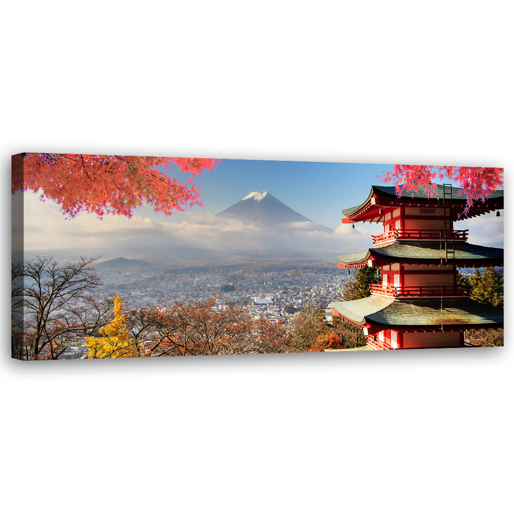 Feeby Obraz na płótnie, Góra Fudżi krajobraz 120x40cm