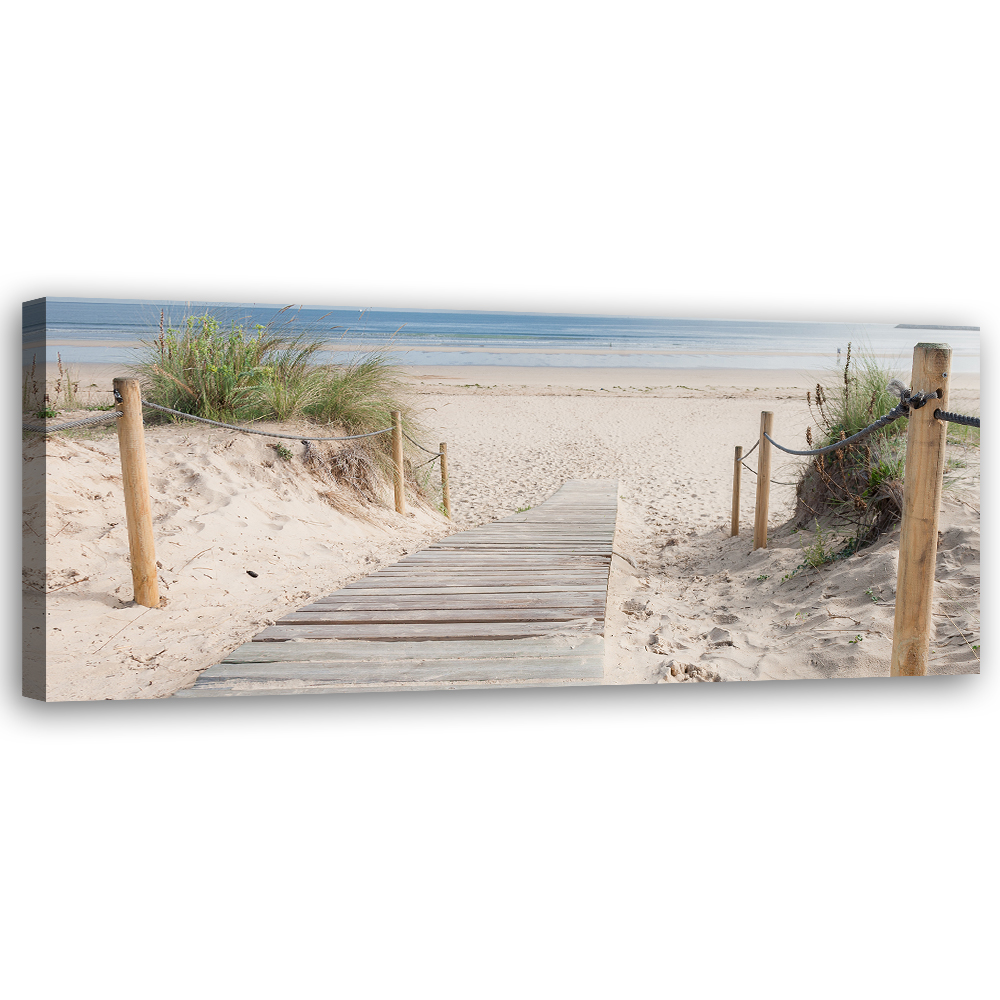 Feeby Obraz na płótnie, Ścieżka na plażę 120x40cm