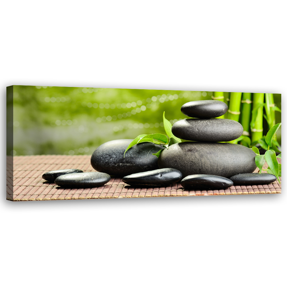 Feeby Obraz na płótnie, Kamienie Zen Spa 150x50cm