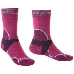 Bridgedale Skarpety damskie Trail Run Midweight T2 Merino Sport Crew Berry