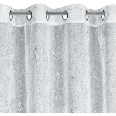 Zasłona EUROFIRANY Juni 140 x 250 cm Biały