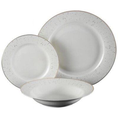 Serwis obiadowy porcelanowy AMBITION Aurelia 6 osób (18 elementów)