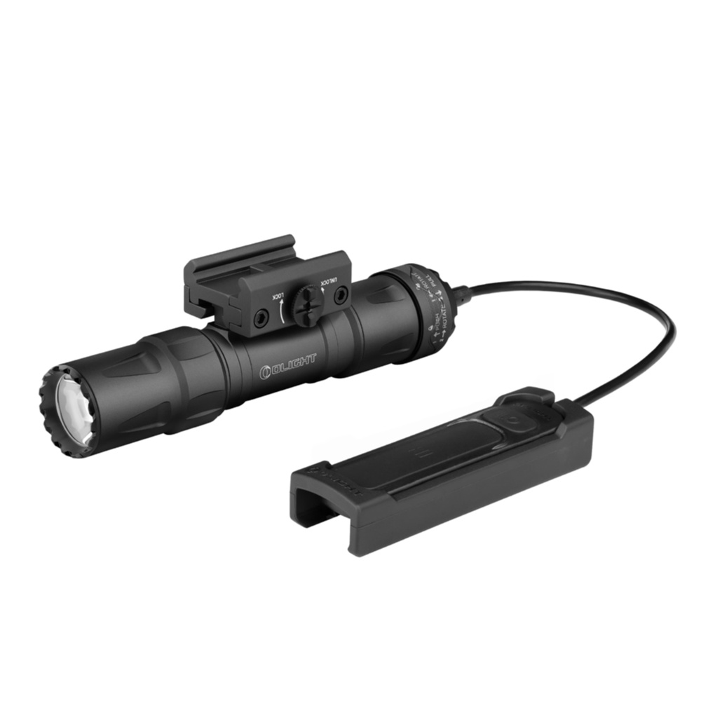 Olight - Latarka taktyczna na broń Odin S - Picatinny - 1500 lm - Czarny - Odin S Picatinny Matte Black